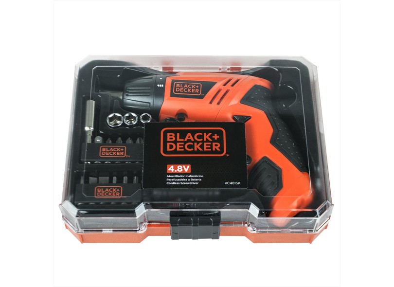 Kit Parafusadeira 1/4 Black&amp;Decker - KC4815K