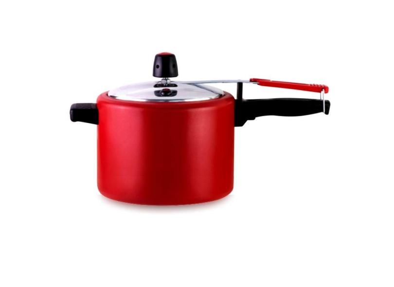 Panela de pressão alegrete 4,5L vermelho tampa polida 100445