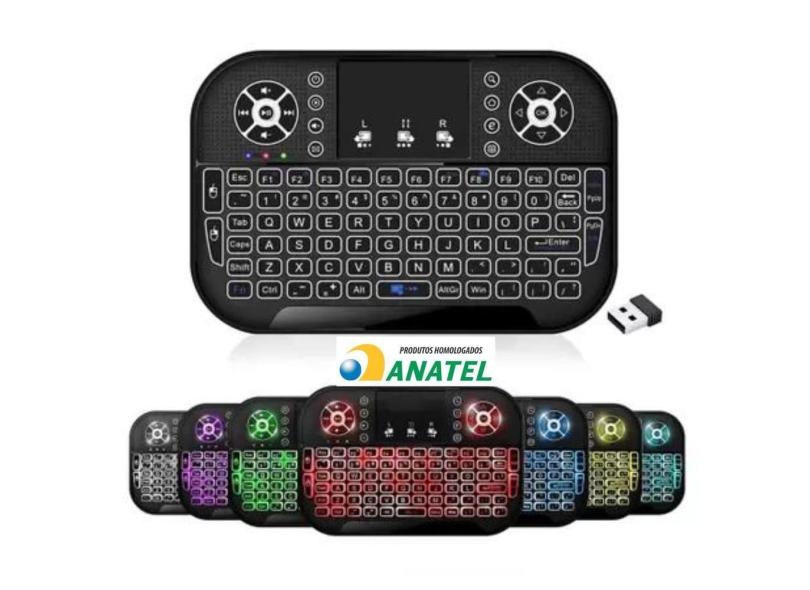 Mini Teclado sem Fio para Tv PC