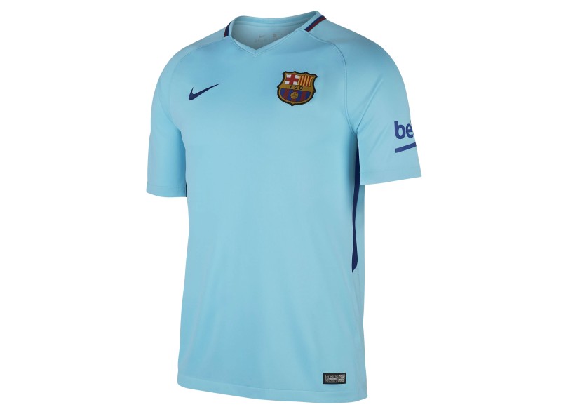 Camisa Torcedor Barcelona II 2017/18 Sem Número Nike