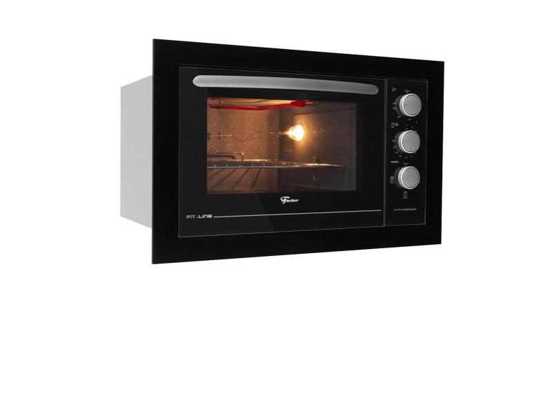 Forno de Embutir Fischer 48 Litros Fit Line Preto – 127 Volts
