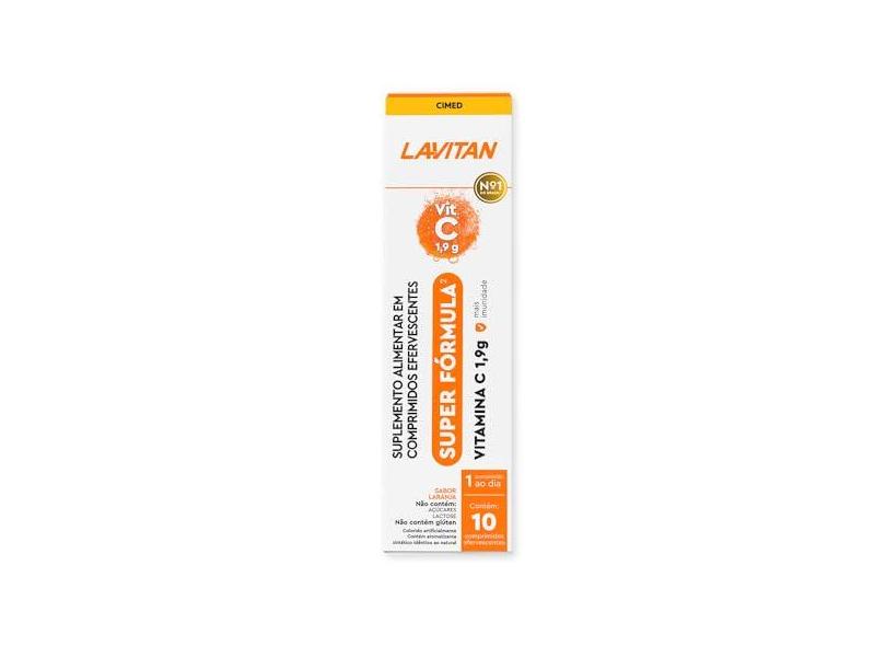 LAVITAN Super Fórmula Vitamina C 1,9g 10 cps efervescentes