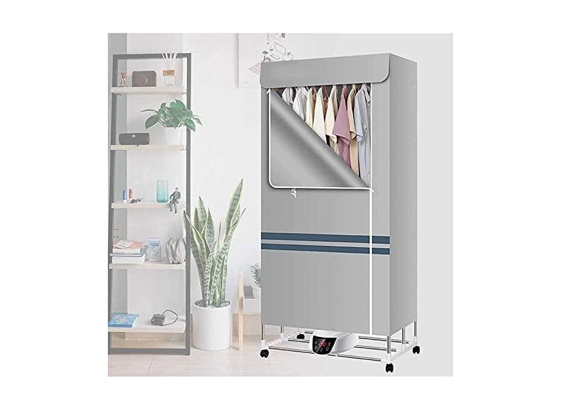 Secador elétrico de roupas para ambientes internos, secagem rápida Rack de secagem aquecido de várias velocidades para roupas, Rack de secagem elétrico portátil de 2/3 camadas dobrável 2300w com