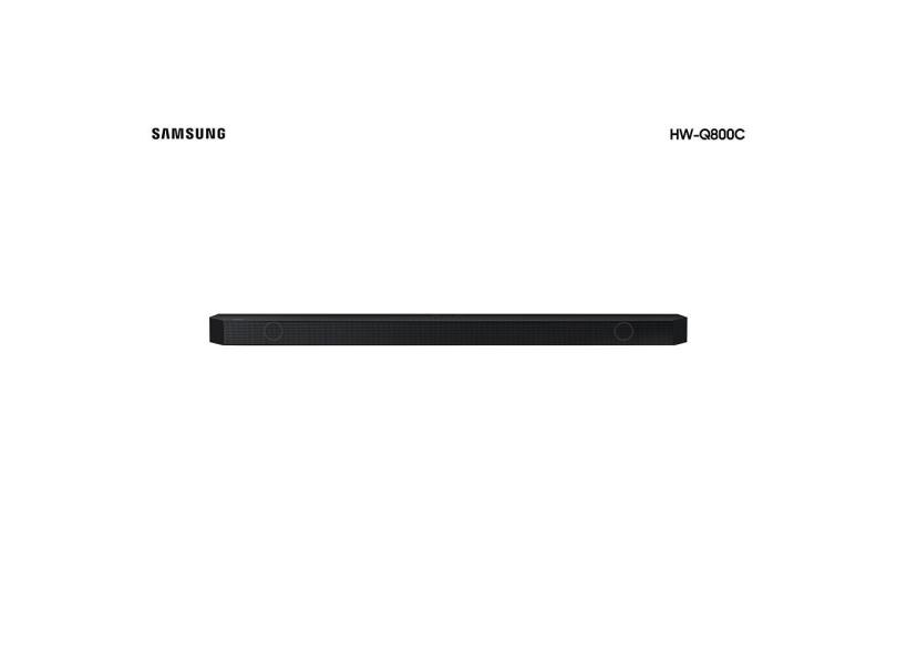 Home Theater Soundbar Samsung 360 W 5.1.2 Canais 2 HDMI HW-Q800C