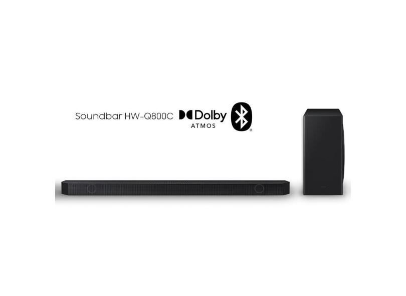 Home Theater Soundbar Samsung 360 W 5.1.2 Canais 2 HDMI HW-Q800C