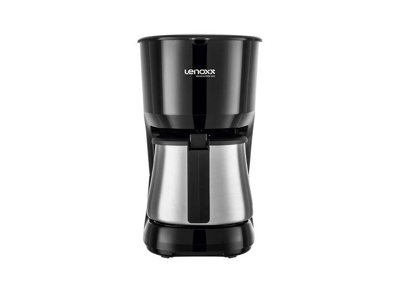 Cafeteira Elétrica Lenoxx Jarra Inox Pca035 Preto 30 Xíc 220 PCA 035