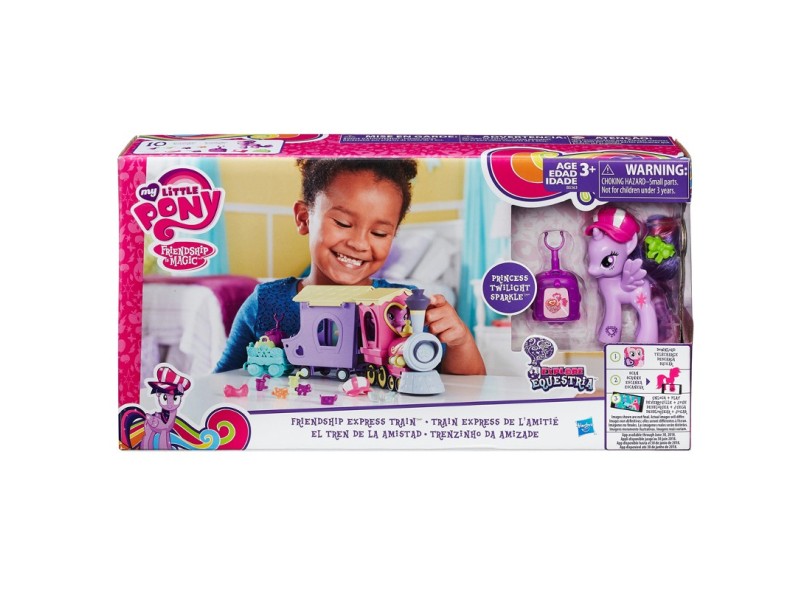 Boneca My Little Pony Explore Equestria - Trenzinho Hasbro