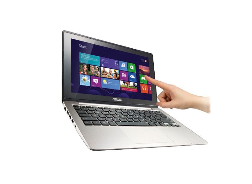 Notebook Asus VivoBook Intel Pentium Dual Core B987 4 GB 320 GB LED 11,6" Touchscreen Windows 8 X202E-CT189H