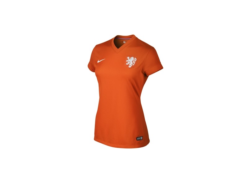 Camisa Torcedor Holanda I 2014 Feminina sem Número Nike