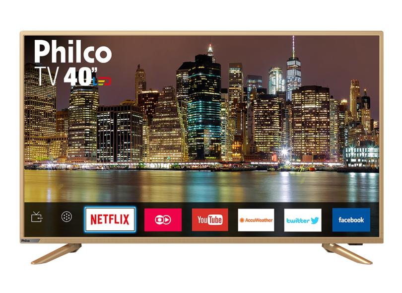 Smart TV TV LED 40 " Philco Full Netflix PTV40E60SNC 3 HDMI