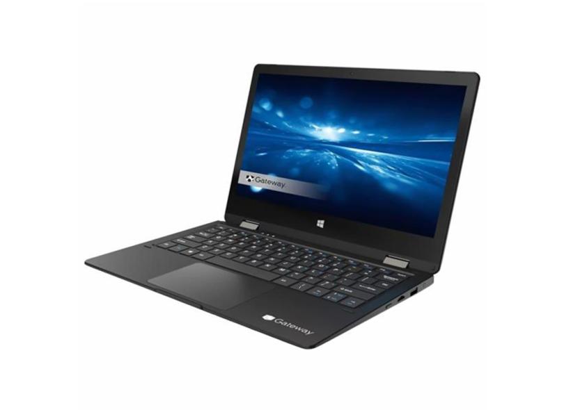 Notebook Gateway GWTC116-2BK Intel Celeron 1.1GHz / Memória 4GB / eMMC 64GB / 11.6&quot; / Windows 10