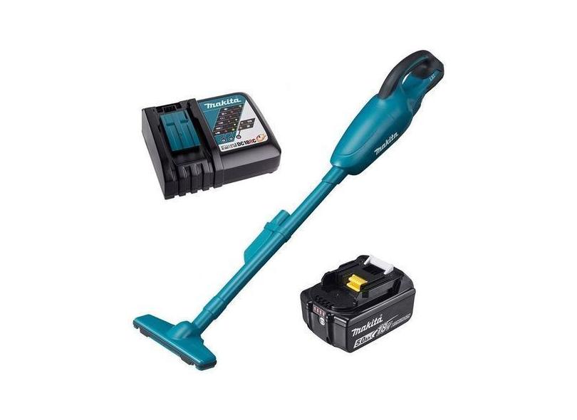Aspirador De Pó Dcl180z Makita Com Carregador + Bateria 5Ah