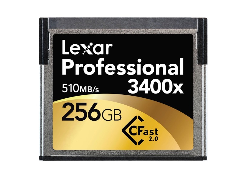 Cartão de Memória Compact Flash II Lexar Professional 256 GB LC256CRBNA3400