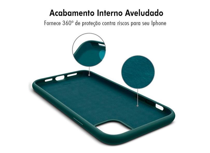 Capa de Silicone Aveludada iPhone XR