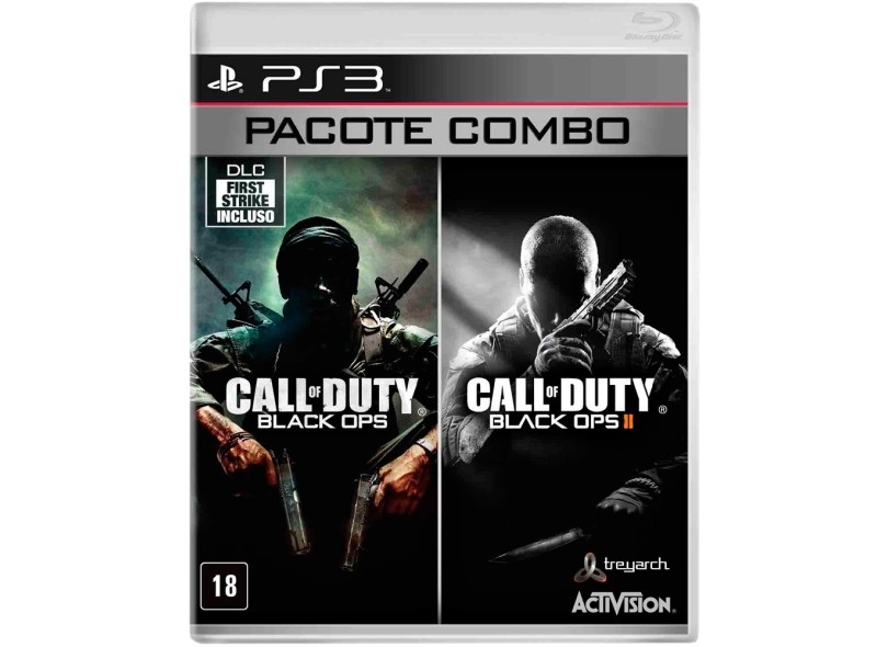 Jogo Combo Call of Duty Black Ops e Black Opus II PlayStation 3 Activision