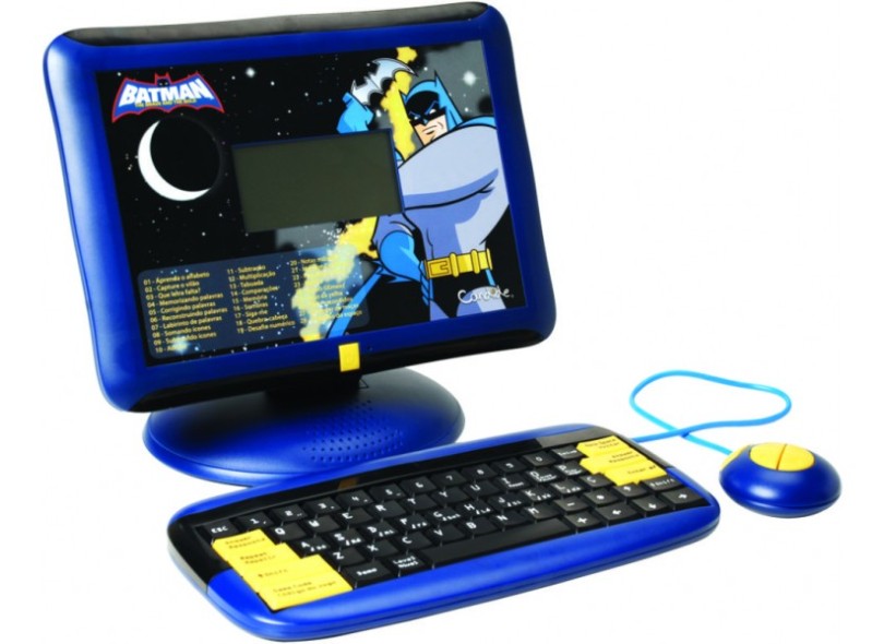 Laptop Infantil Batman 84 atividades Desktop sem fio 9031