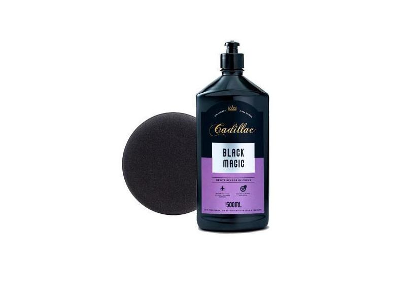 Aplicador + Pneu Pretinho Longa Duração Black Magic Cadillac (ac)