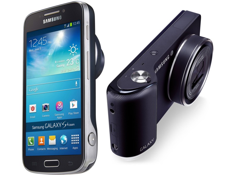 Smartphone Samsung Galaxy S4 Zoom SM-C101 Câmera 16,0 MP 8GB Android 4.2 (Jelly Bean Plus) Wi-Fi 3G
