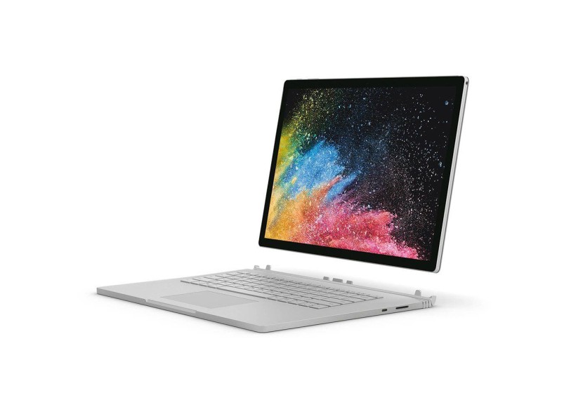 Ultrabook Conversível Microsoft Surface Book 2 Intel Core i7 8650U 8ª Geração 8GB de RAM SSD 250 GB 13,5" Touchscreen GeForce GTX 1050 Windows 10 Surface Book 2