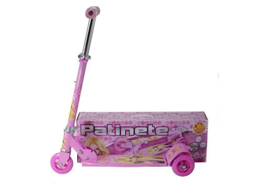 Patinete Rosa Menina 9 10 11 12 13 Anos Suporta Até 50 Kg