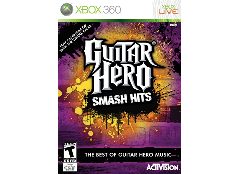 Jogo Guitar Hero Smash Hits Activision Xbox 360