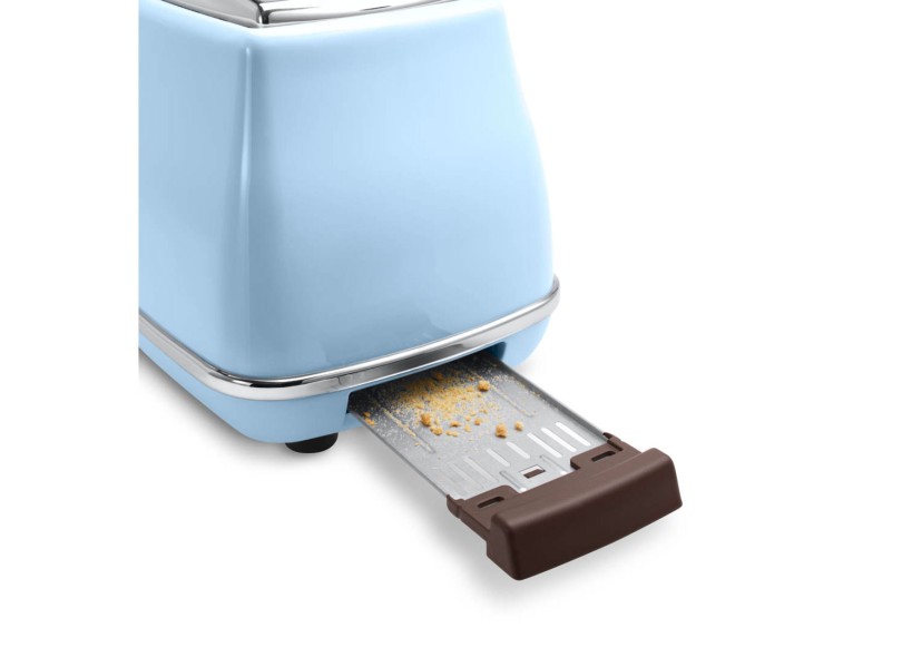 Torradeira DeLonghi Icona Vintage CTOV2103 2 Fatias Inox