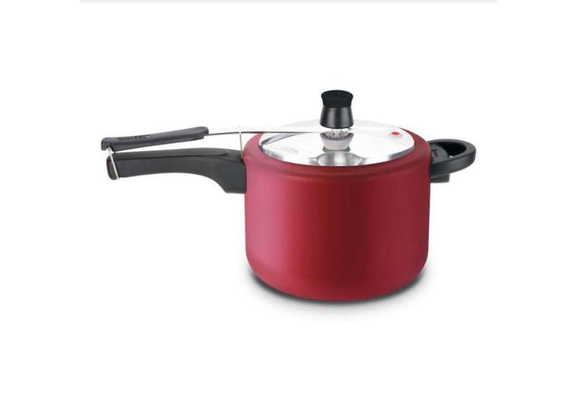 Panela de Pressão Rochedo Turbo 4,5L Vermelha - Eficiente