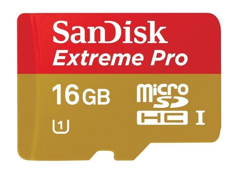 Cartão de Memória Micro SDHC-I SanDisk Extreme Pro 16 GB SDSDQXP-016G