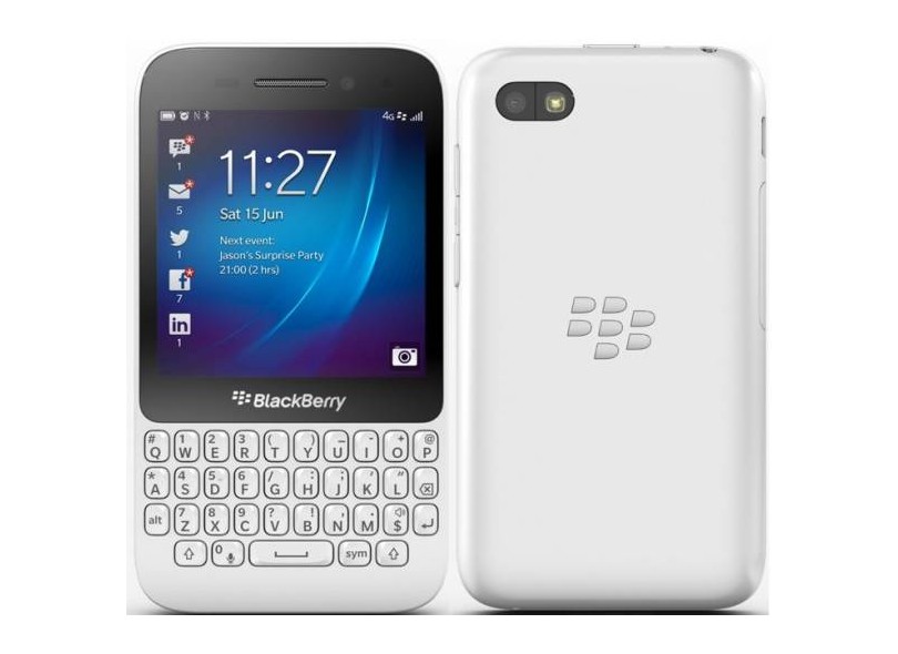 Smartphone BlackBerry Q5 8GB BlackBerry 10 Wi-Fi 4G 3G