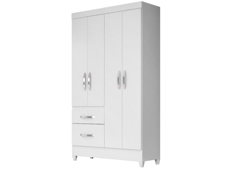Guarda-Roupa Solteiro 4 Portas 2 Gavetas Madri Moval