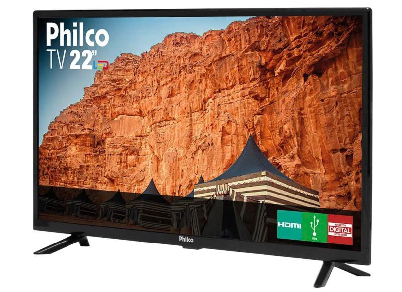 TV LED 22" Philco PTV22G50D 2 HDMI