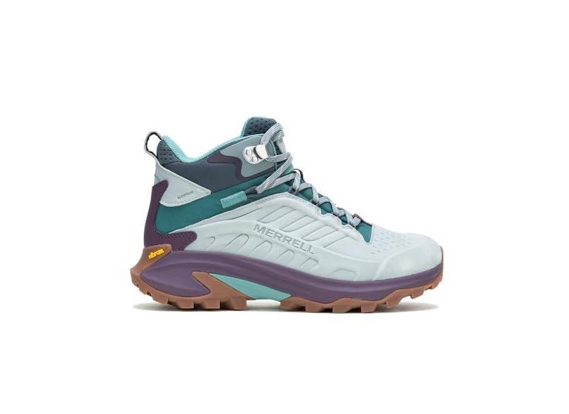 Merrell Moab Speed 2 Tênis feminino de couro impermeável para caminhada, Cintura alta, 41