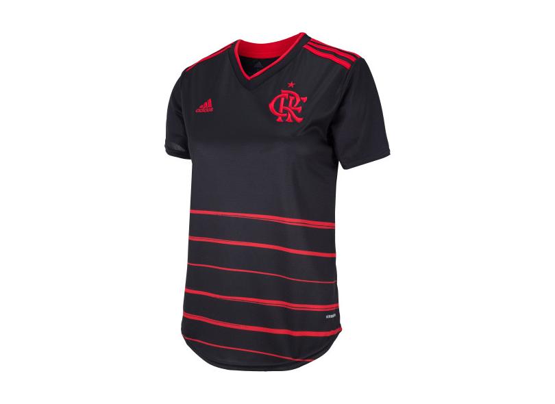 Camisa Torcedor Feminina Flamengo lll 2020/21 Adidas