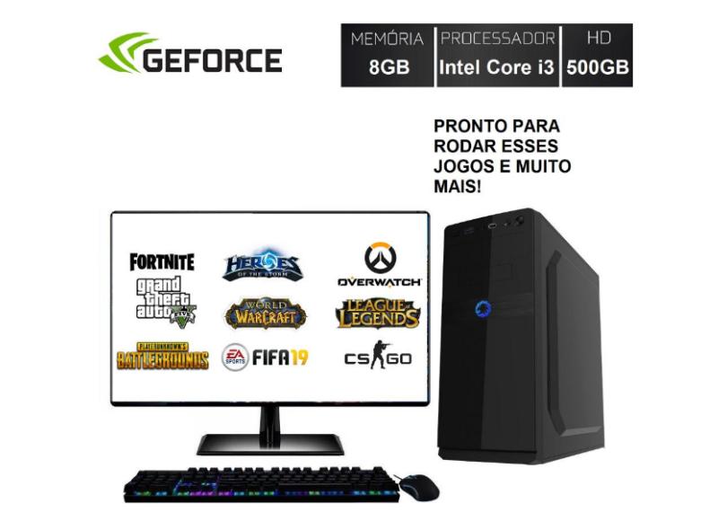 PC Gamer EasyPC Gamer Intel Core i3 2.9 GHz 8 GB 500 GB GeForce GT 610 15.6 " Linux GT610