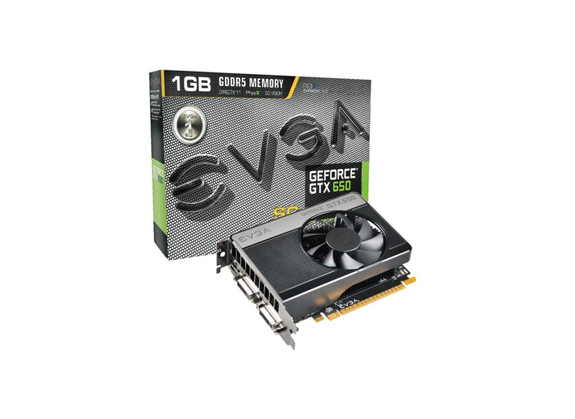 Placa de Video NVIDIA GeForce GTX 650 1 GB DDR5 128 Bits EVGA 01G-P4-2652-KR