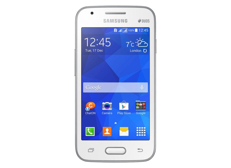 Smartphone Samsung Galaxy Ace 4 Duos G313M 2 Chips 4GB Android 4.4 (Kit Kat) Wi-Fi 3G