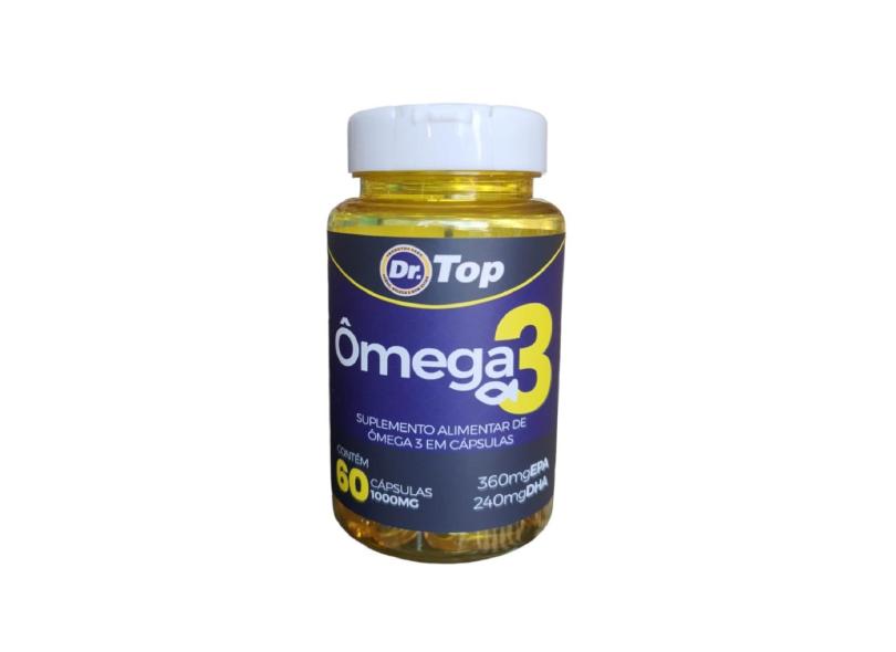 SUPLEMENTO ALIMENTAR ÔMEGA 3 EM  CáPSULAS  DRTOP  (60 CAPS) VITTAMED 