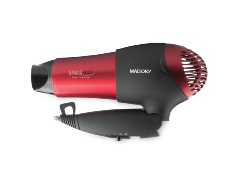 Secador de Cabelo com Ar Frio Emissão de Íons 2000 Watts - Mallory Studio 2000