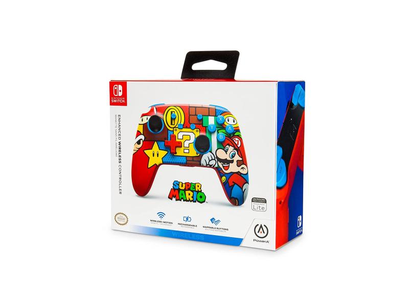 Controle Nintendo Switch sem Fio Mario Pop - Power A
