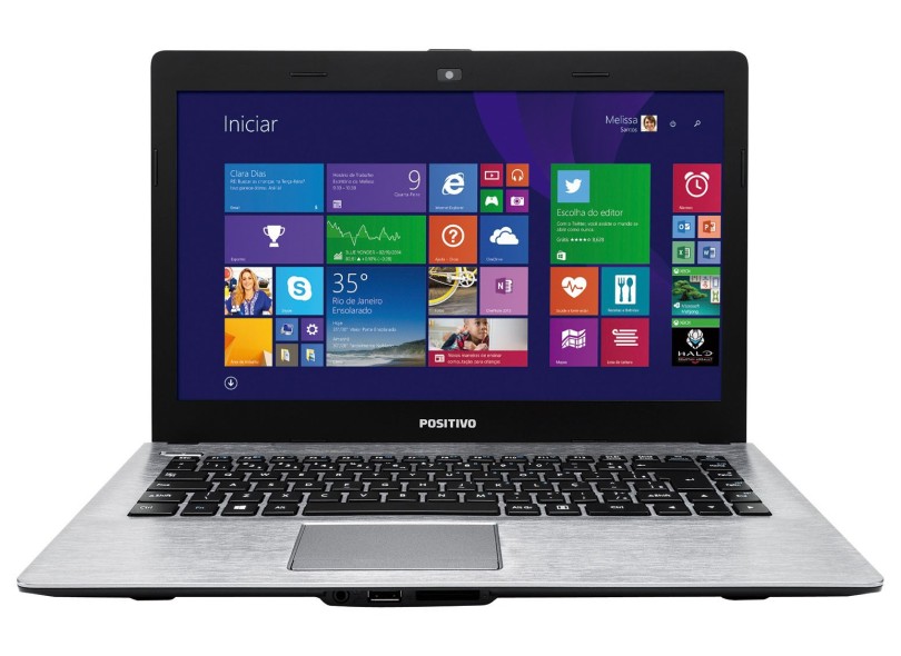 Notebook Positivo Stilo Intel Celeron N2806 2 GB de RAM HD 320 GB LED 14 " Windows 8.1 XR2998
