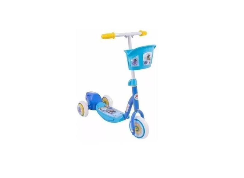 Patinete Infantil Bolhas Sabão Roda Tripla Freio Bubble - Bel Sports