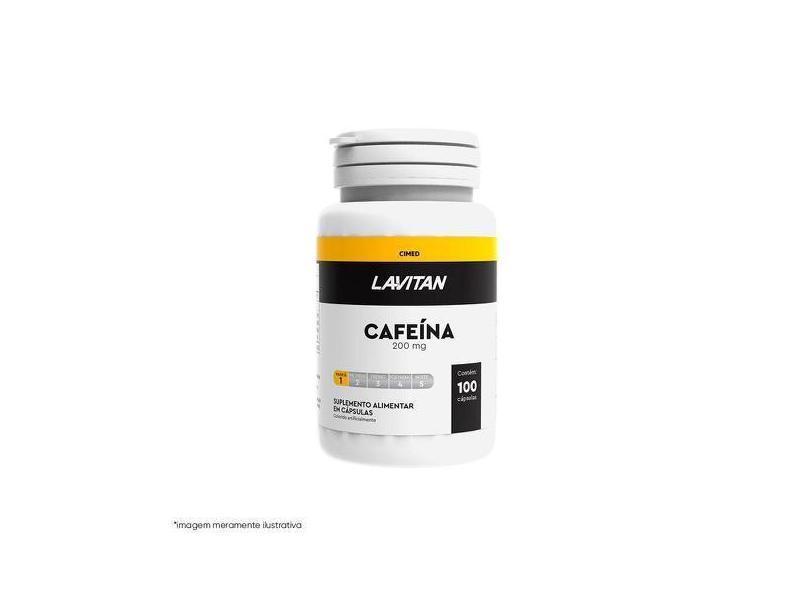 Lavitan Cafeína 200Mg 100 Cápsulas