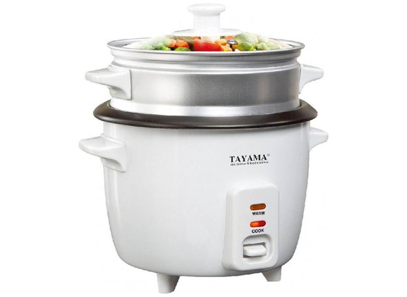 Panela de Arroz Elétrica 2L Multifuncional com Desligamento Automático, 110v, TAYAMA, Branco