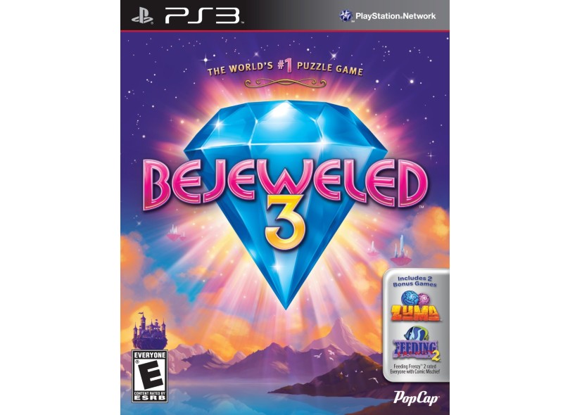 Jogo Bejeweled 3 PlayStation 3 Popcap