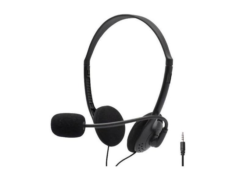 Fone de Ouvido Mtek HS516-U 3.5MM para PC - Preto