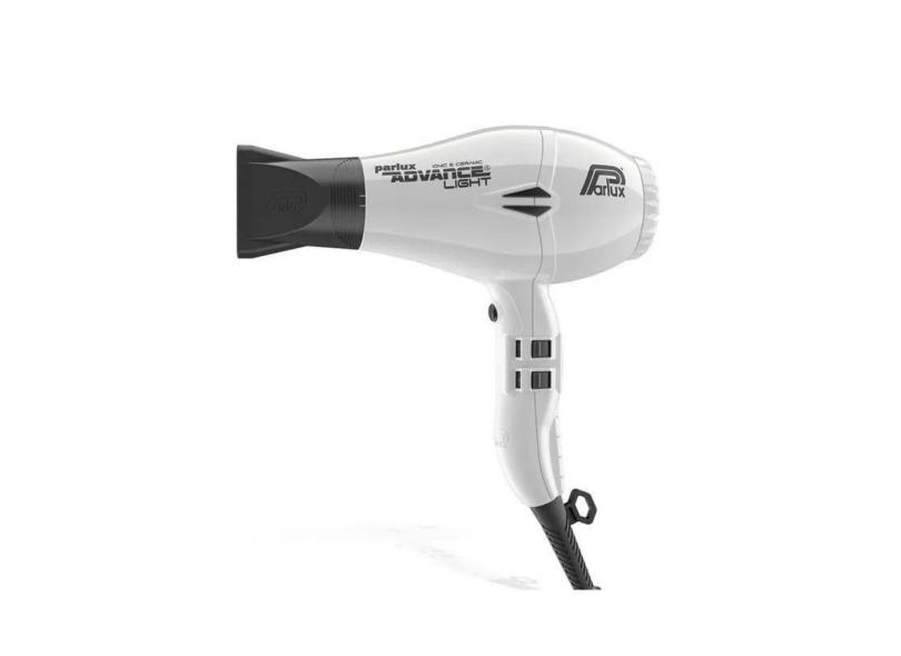 Secador De Cabelo Parlux Advance Light Ion Ceramic Branco 2100W - 127V