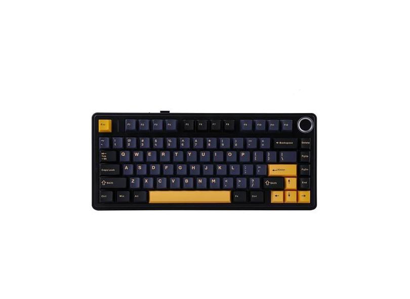 Teclado mecânico EPOMAKER x Aula F75 Gasket 75% RGB Wireless