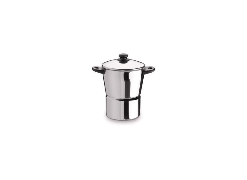 Panela para Cuscuz Alça Baquelite 3L FORMA INOX 803070 cuscuzeira