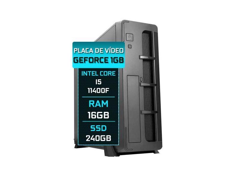 Computador Slim Fácil i5 11400F 16GB GEFORCE SSD 240GB - Fácil Computa