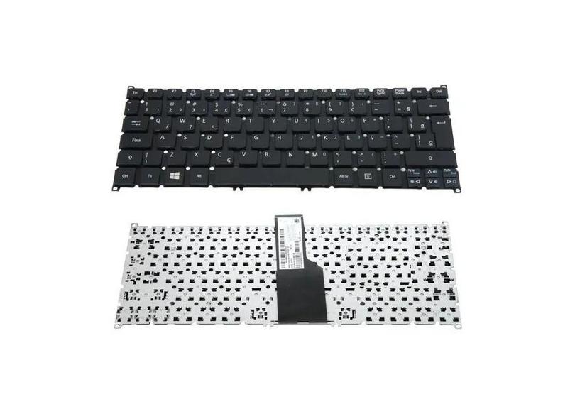 Teclado Para Notebook Acer V5-121 S5-391 Preto Br - Keyboard